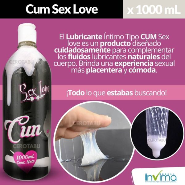 Lubricante Cum 1 Litro - 500 ML - Imagen 2