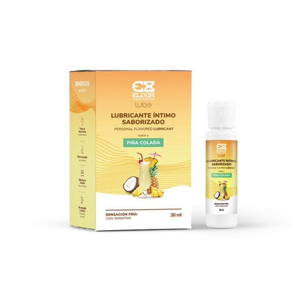 Lubricante frío saborizado elixir piña colada