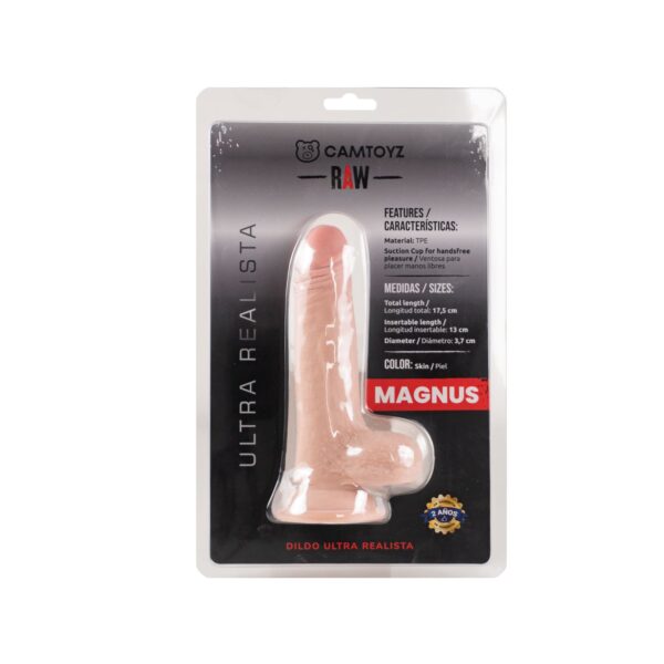 Dildo ultra realista Magnus 17.5 cm - Imagen 2