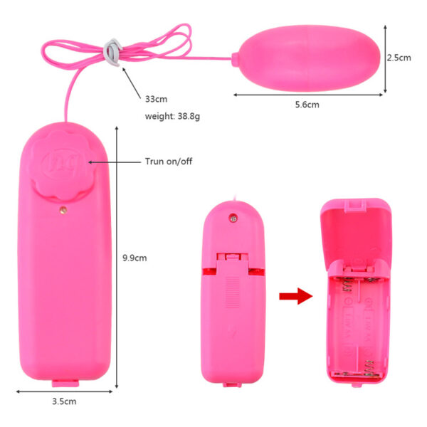 Huevo Vibrador Alambrico - Imagen 2