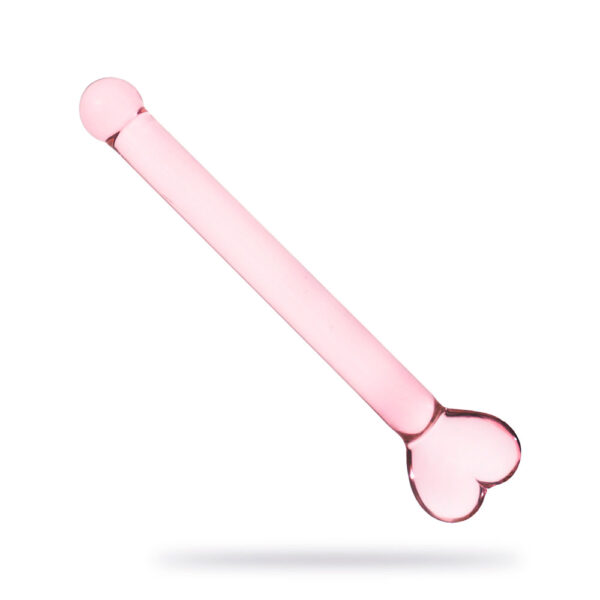 Dildo de vidrio lubin rosado