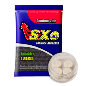 SEX30 POTENCIALIZADOR PARA HOMBRES x 4 tabletas