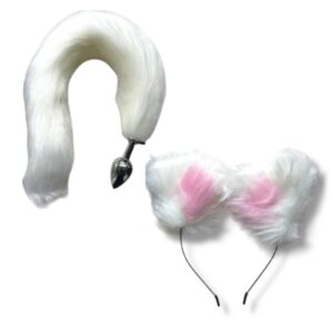 SET GATITA, PLUG COLA DE ZORRO S Y OREJAS