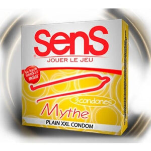 CONDONES XXL, SENS MYTHE EXTRA GRANDE X3